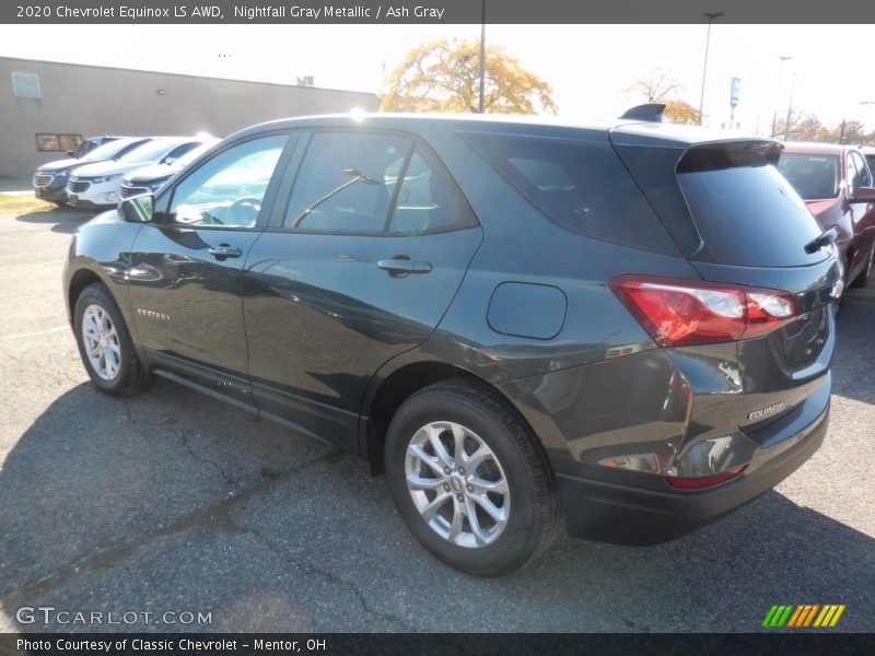 Nightfall Gray Metallic / Ash Gray 2020 Chevrolet Equinox LS AWD