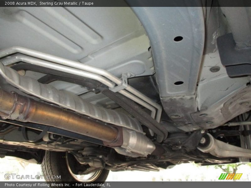 Sterling Gray Metallic / Taupe 2008 Acura MDX