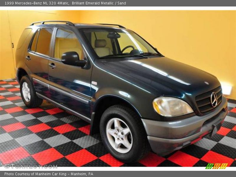 Brilliant Emerald Metallic / Sand 1999 Mercedes-Benz ML 320 4Matic