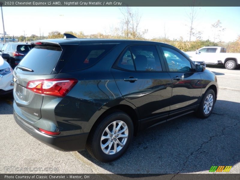 Nightfall Gray Metallic / Ash Gray 2020 Chevrolet Equinox LS AWD