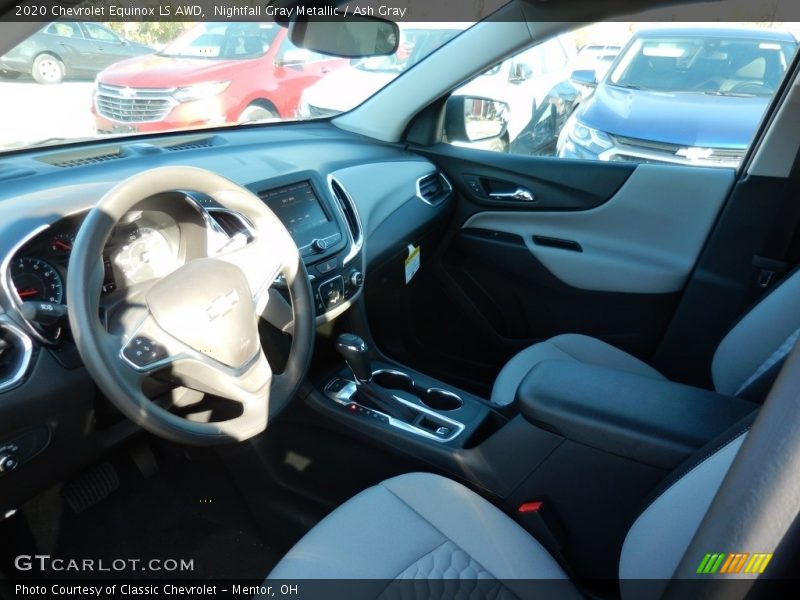 Nightfall Gray Metallic / Ash Gray 2020 Chevrolet Equinox LS AWD