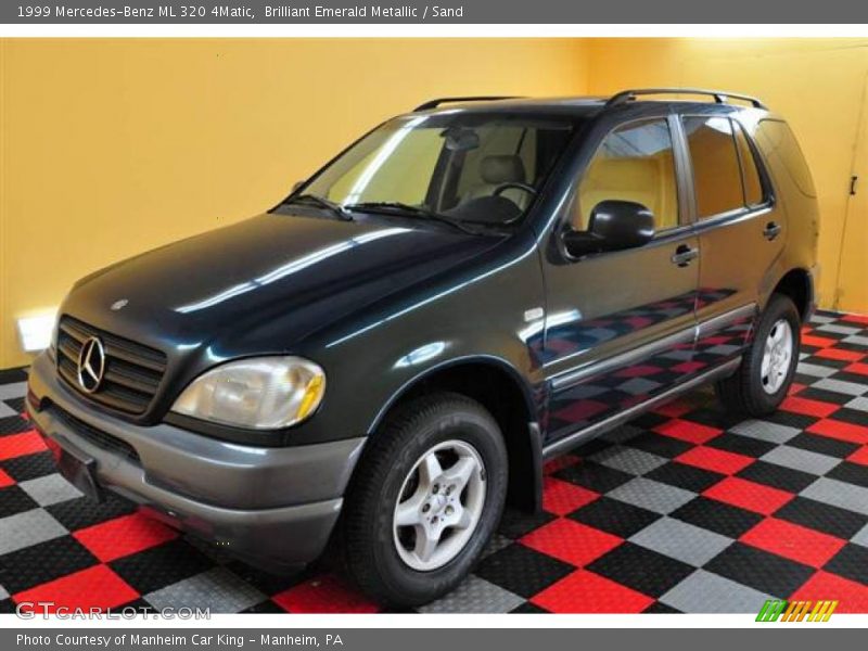 Brilliant Emerald Metallic / Sand 1999 Mercedes-Benz ML 320 4Matic
