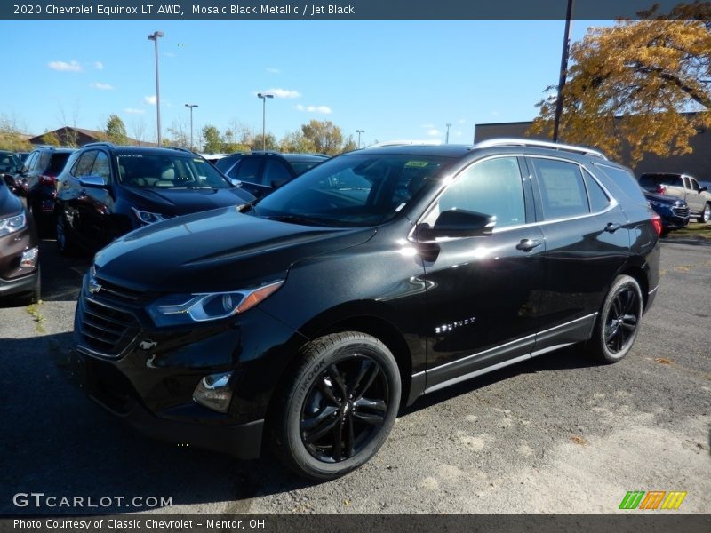 Mosaic Black Metallic / Jet Black 2020 Chevrolet Equinox LT AWD