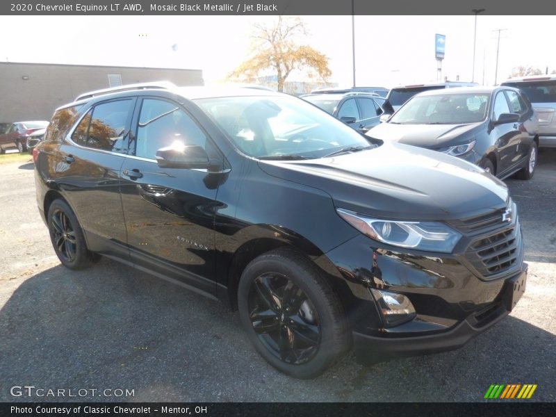 Mosaic Black Metallic / Jet Black 2020 Chevrolet Equinox LT AWD