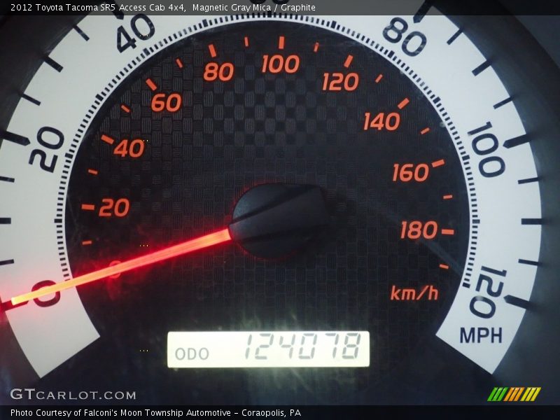 Magnetic Gray Mica / Graphite 2012 Toyota Tacoma SR5 Access Cab 4x4