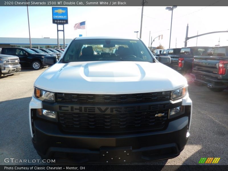 Summit White / Jet Black 2020 Chevrolet Silverado 1500 WT Double Cab