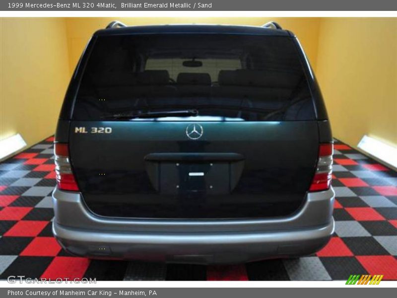 Brilliant Emerald Metallic / Sand 1999 Mercedes-Benz ML 320 4Matic