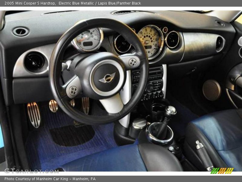 Electric Blue Metallic / Lapis Blue/Panther Black 2005 Mini Cooper S Hardtop