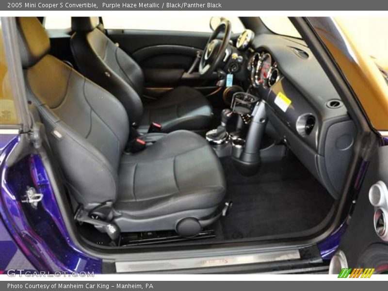 Purple Haze Metallic / Black/Panther Black 2005 Mini Cooper S Convertible