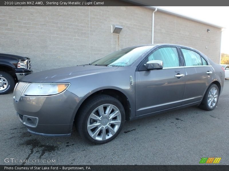 Sterling Gray Metallic / Light Camel 2010 Lincoln MKZ AWD