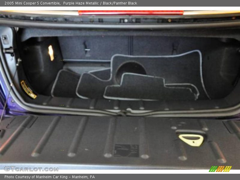 Purple Haze Metallic / Black/Panther Black 2005 Mini Cooper S Convertible