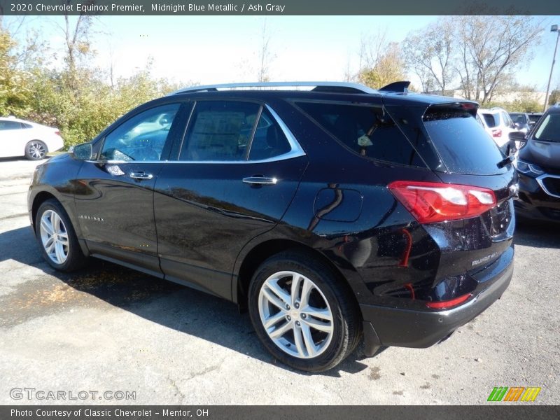 Midnight Blue Metallic / Ash Gray 2020 Chevrolet Equinox Premier