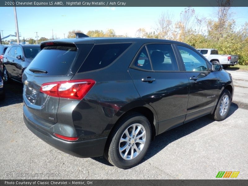 Nightfall Gray Metallic / Ash Gray 2020 Chevrolet Equinox LS AWD
