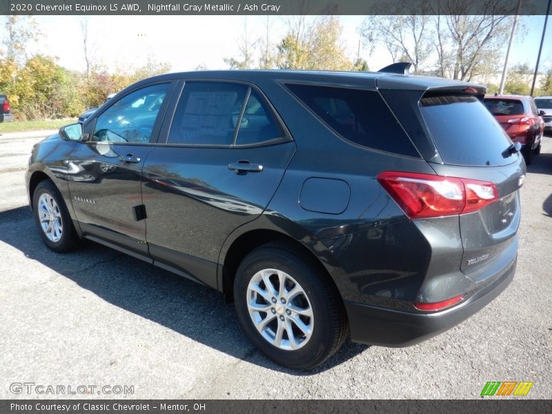 Nightfall Gray Metallic / Ash Gray 2020 Chevrolet Equinox LS AWD
