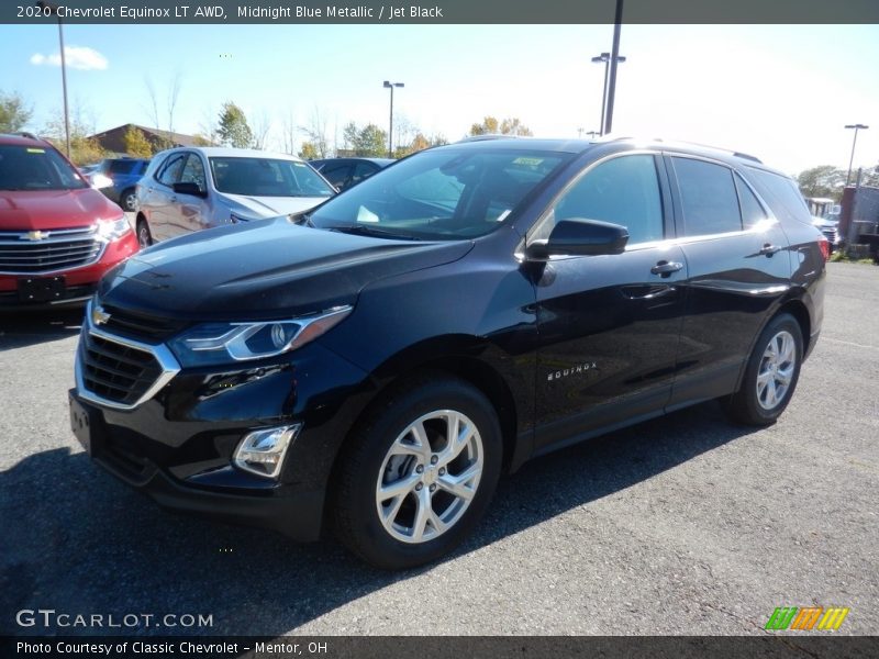 Midnight Blue Metallic / Jet Black 2020 Chevrolet Equinox LT AWD