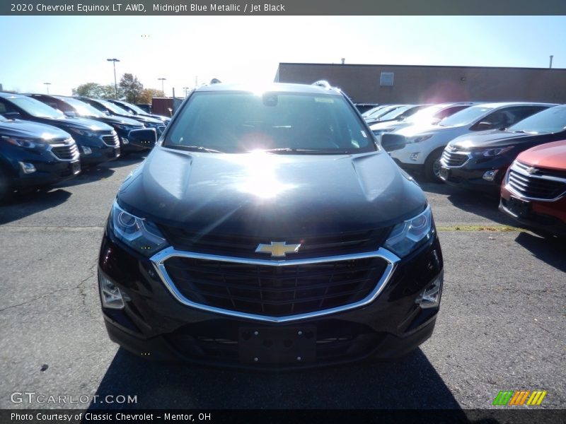 Midnight Blue Metallic / Jet Black 2020 Chevrolet Equinox LT AWD