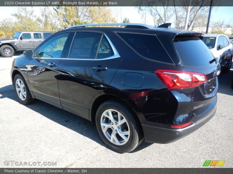 Midnight Blue Metallic / Jet Black 2020 Chevrolet Equinox LT AWD