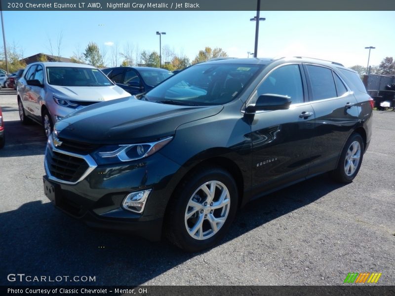 Nightfall Gray Metallic / Jet Black 2020 Chevrolet Equinox LT AWD