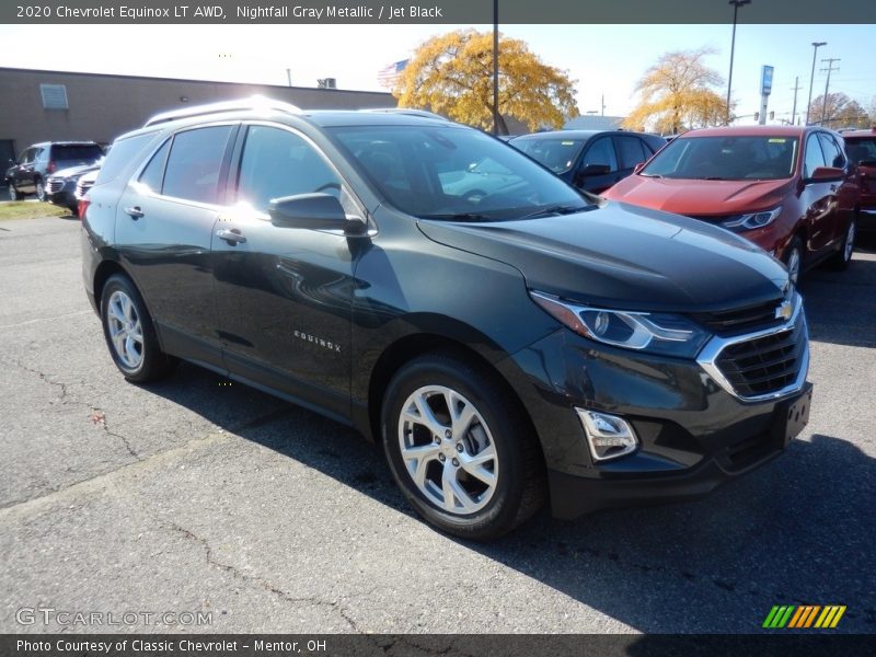 Nightfall Gray Metallic / Jet Black 2020 Chevrolet Equinox LT AWD