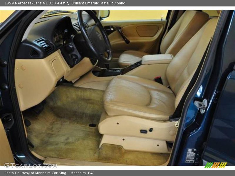 Brilliant Emerald Metallic / Sand 1999 Mercedes-Benz ML 320 4Matic