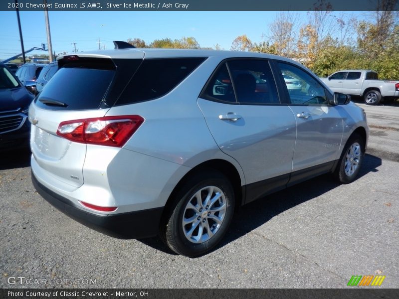 Silver Ice Metallic / Ash Gray 2020 Chevrolet Equinox LS AWD