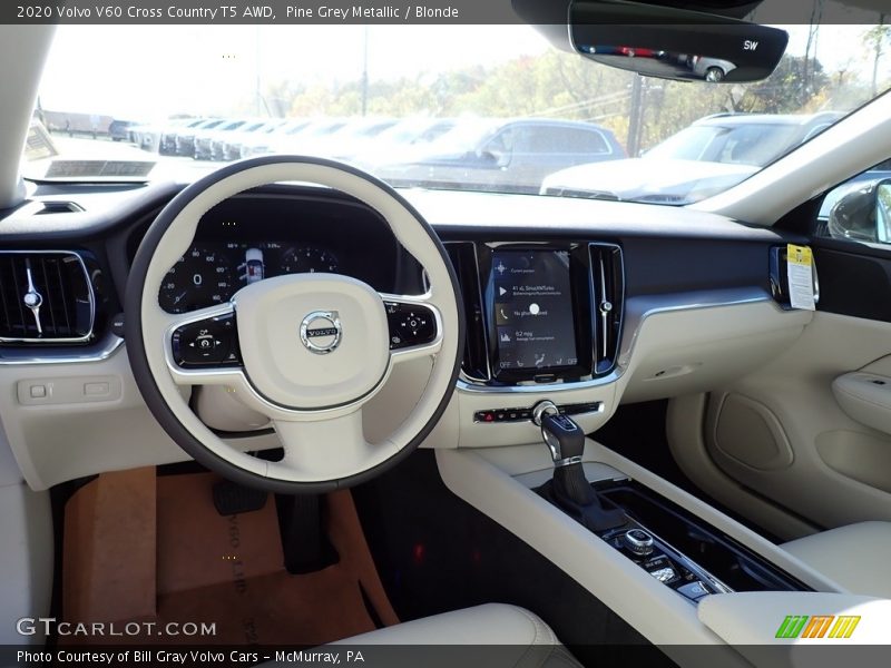 Front Seat of 2020 V60 Cross Country T5 AWD