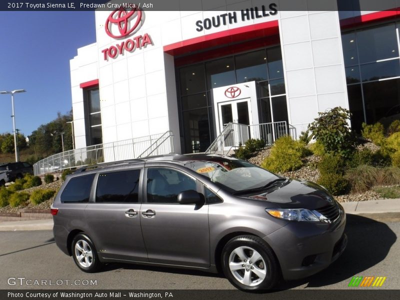 Predawn Gray Mica / Ash 2017 Toyota Sienna LE