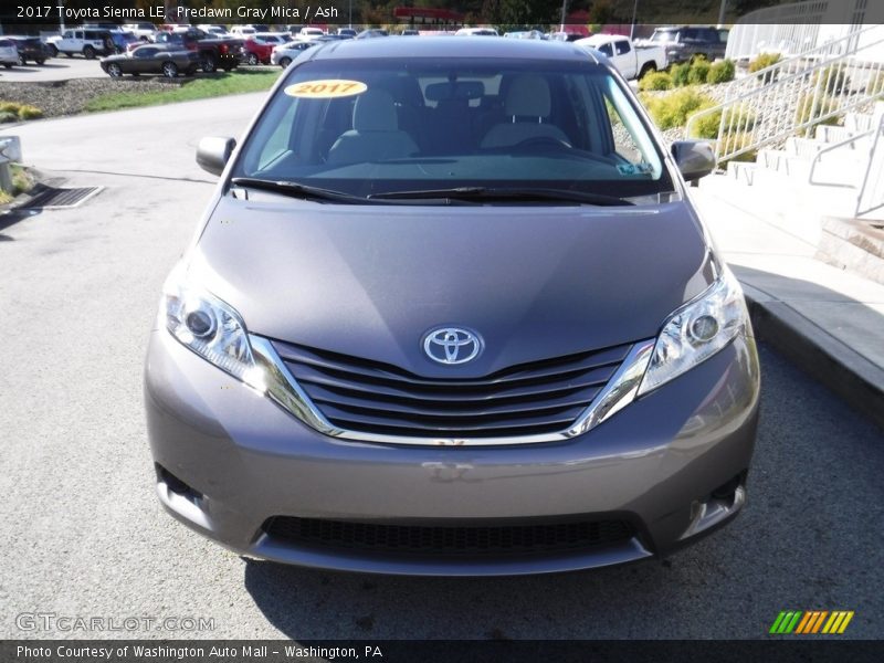Predawn Gray Mica / Ash 2017 Toyota Sienna LE