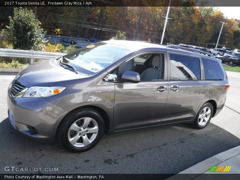 Predawn Gray Mica / Ash 2017 Toyota Sienna LE