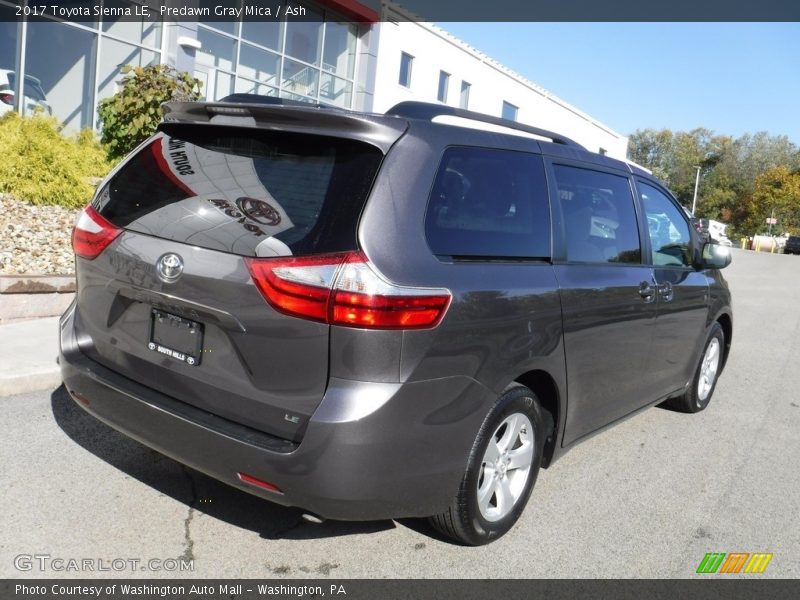 Predawn Gray Mica / Ash 2017 Toyota Sienna LE