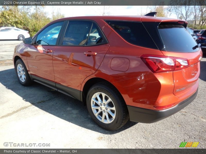Cayenne Orange Metallic / Ash Gray 2020 Chevrolet Equinox LS