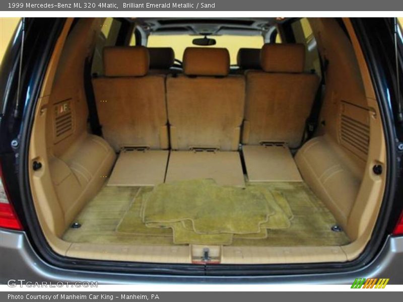 Brilliant Emerald Metallic / Sand 1999 Mercedes-Benz ML 320 4Matic