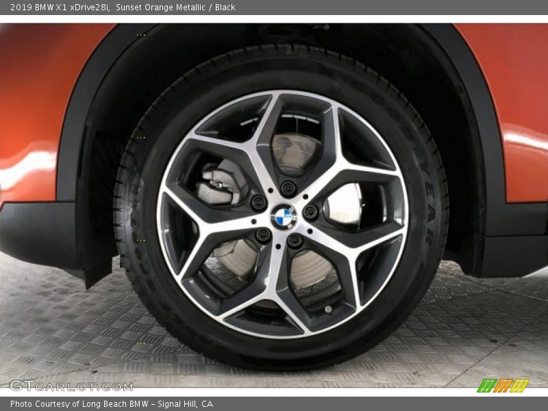 Sunset Orange Metallic / Black 2019 BMW X1 xDrive28i
