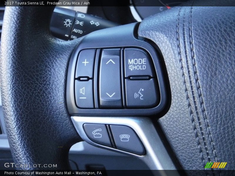 Predawn Gray Mica / Ash 2017 Toyota Sienna LE