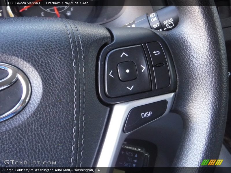 Predawn Gray Mica / Ash 2017 Toyota Sienna LE