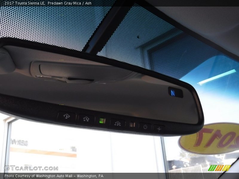 Predawn Gray Mica / Ash 2017 Toyota Sienna LE