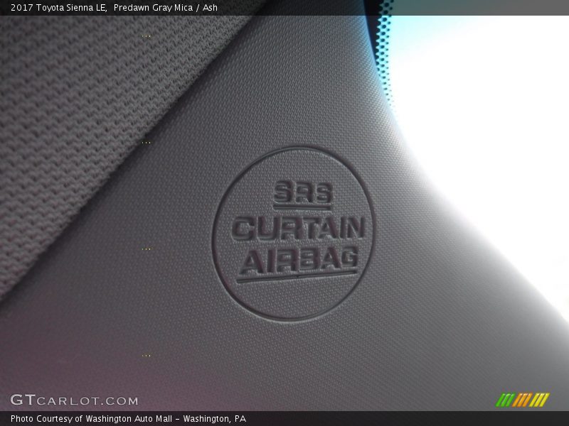 Predawn Gray Mica / Ash 2017 Toyota Sienna LE
