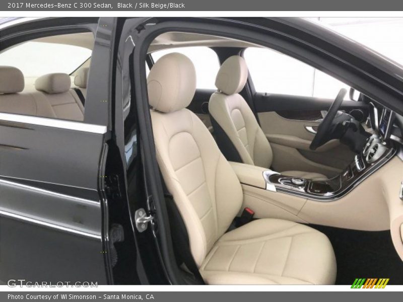 Black / Silk Beige/Black 2017 Mercedes-Benz C 300 Sedan