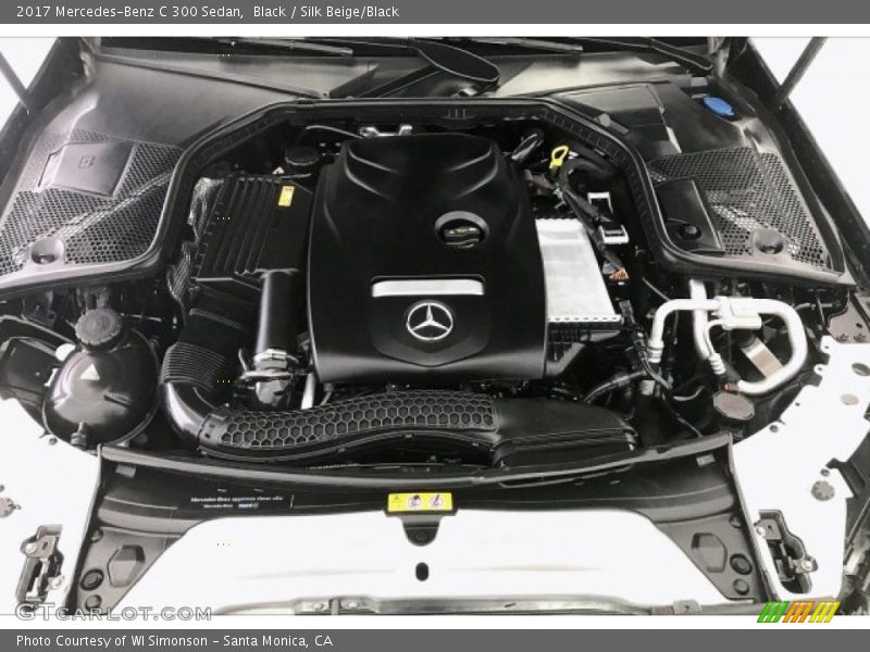 Black / Silk Beige/Black 2017 Mercedes-Benz C 300 Sedan
