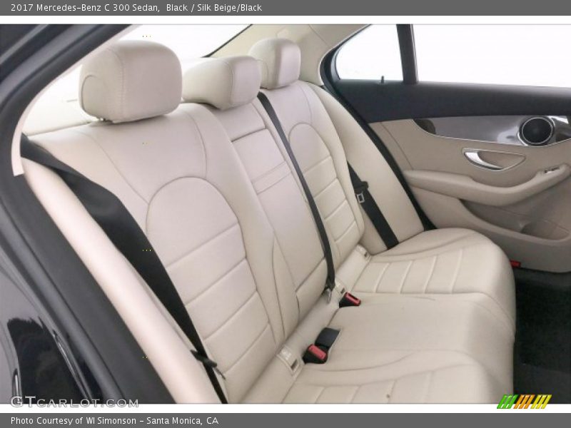 Black / Silk Beige/Black 2017 Mercedes-Benz C 300 Sedan