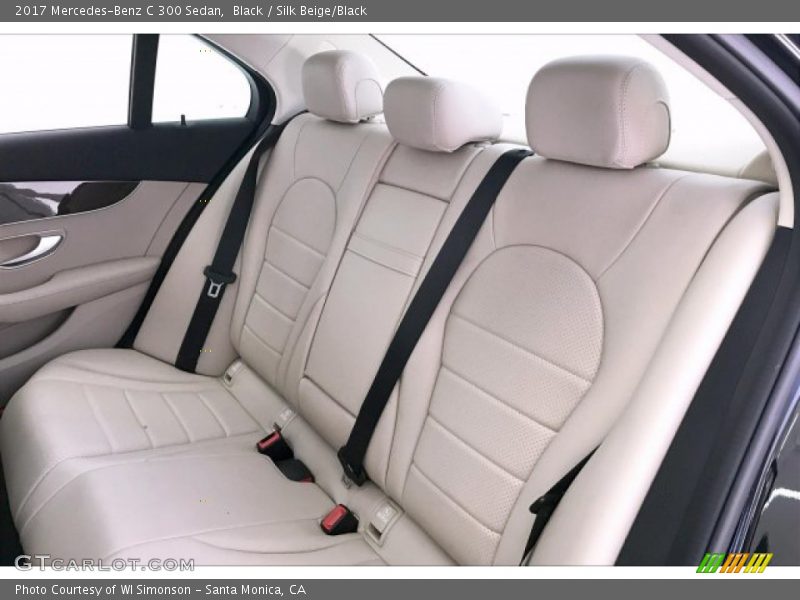 Black / Silk Beige/Black 2017 Mercedes-Benz C 300 Sedan