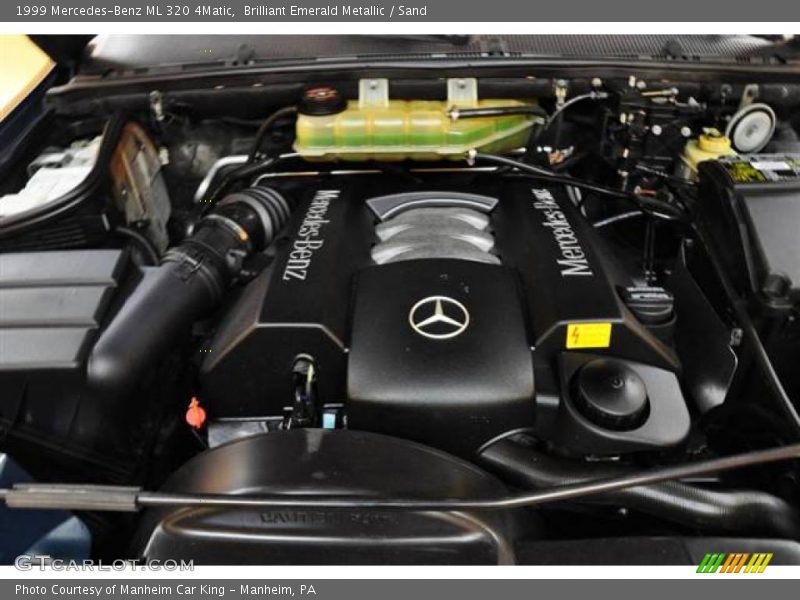 Brilliant Emerald Metallic / Sand 1999 Mercedes-Benz ML 320 4Matic