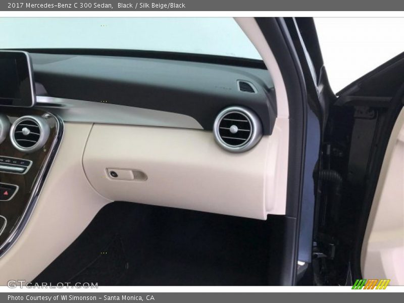 Black / Silk Beige/Black 2017 Mercedes-Benz C 300 Sedan