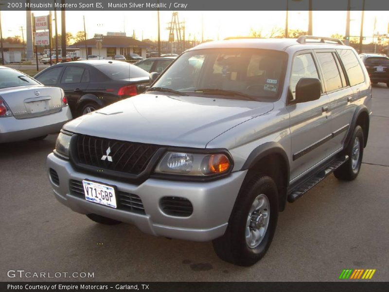 Munich Silver Metallic / Gray 2003 Mitsubishi Montero Sport ES