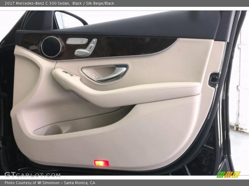 Black / Silk Beige/Black 2017 Mercedes-Benz C 300 Sedan