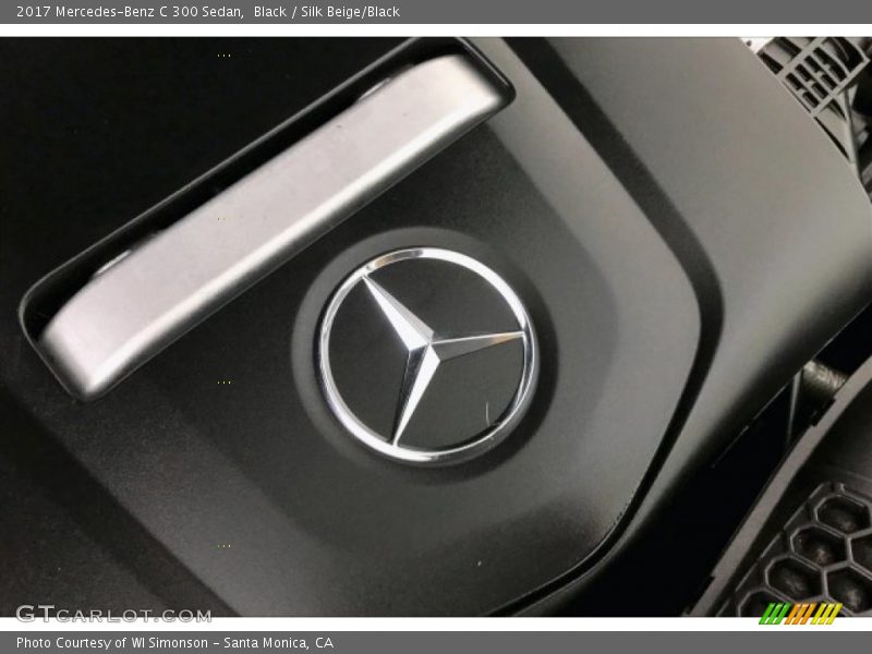 Black / Silk Beige/Black 2017 Mercedes-Benz C 300 Sedan
