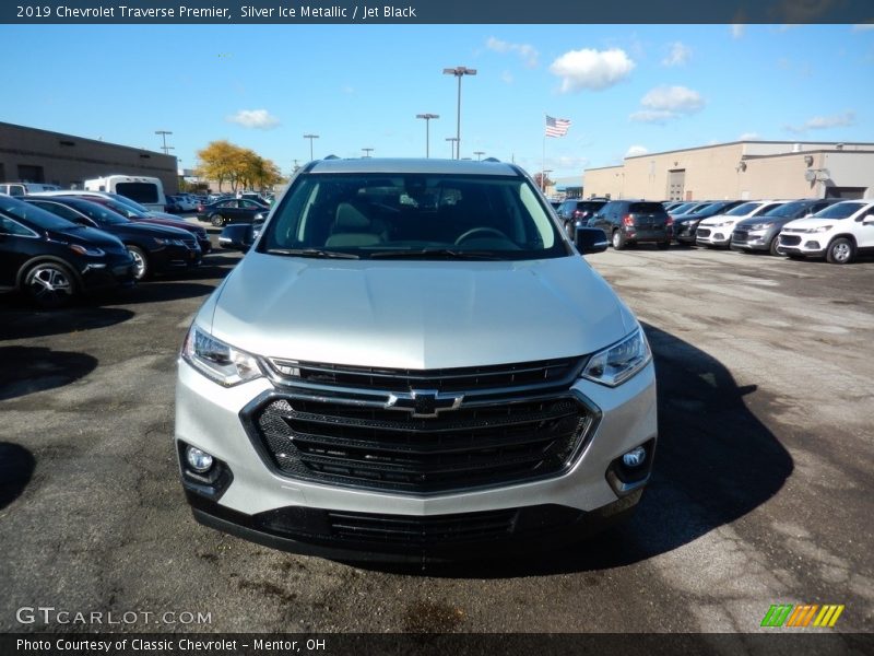 Silver Ice Metallic / Jet Black 2019 Chevrolet Traverse Premier