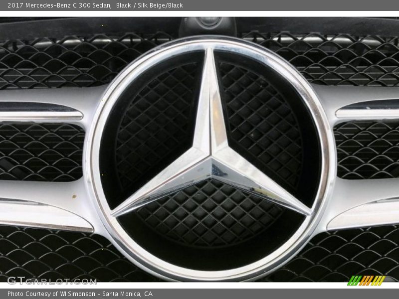 Black / Silk Beige/Black 2017 Mercedes-Benz C 300 Sedan