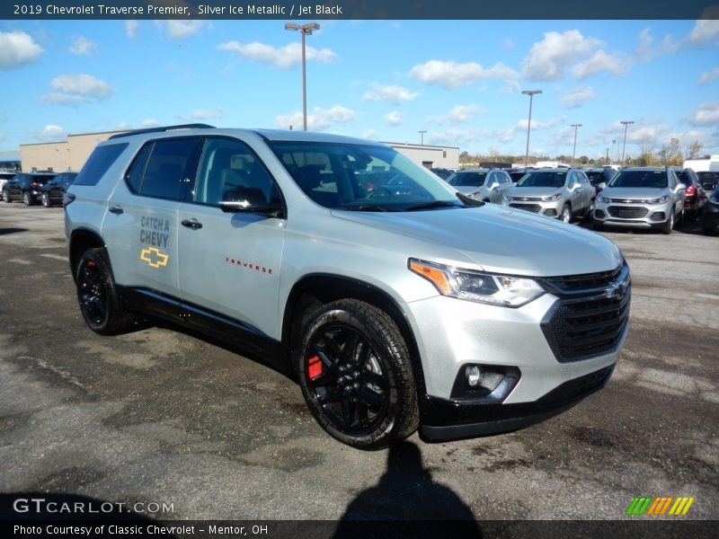 Silver Ice Metallic / Jet Black 2019 Chevrolet Traverse Premier