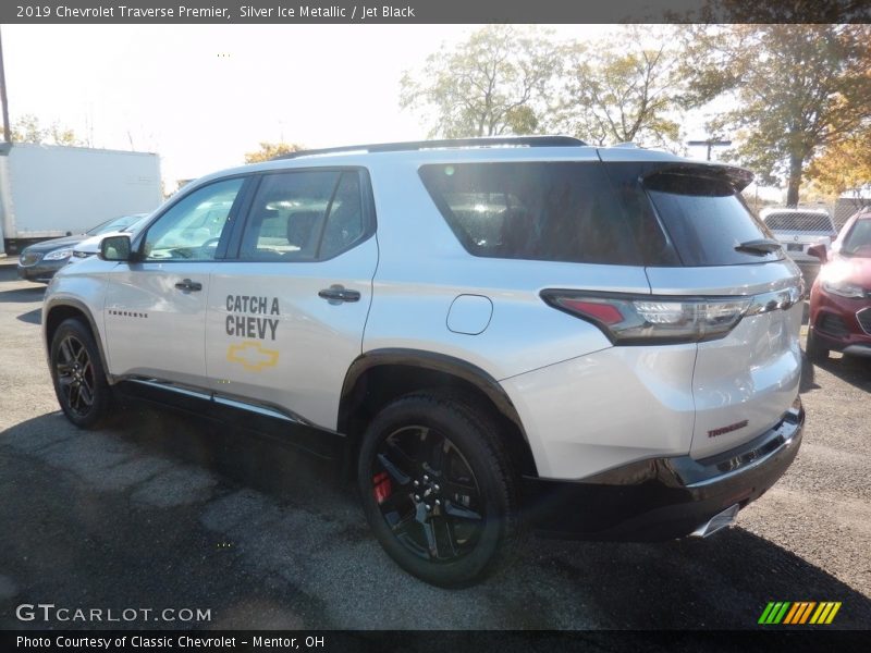 Silver Ice Metallic / Jet Black 2019 Chevrolet Traverse Premier